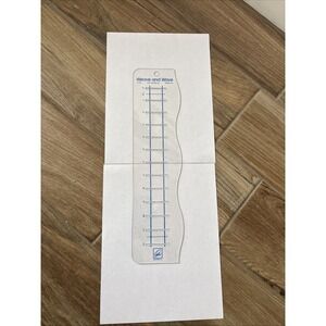 QUILTING June Tailor Slotted Ruler‎ Weave And Wavy RULER #JT-769-USA